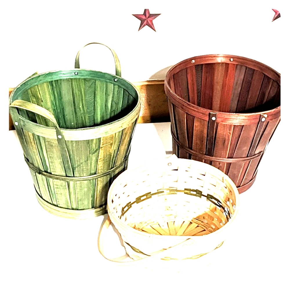 Assortment of Wicker Baskets (Lot of 3)